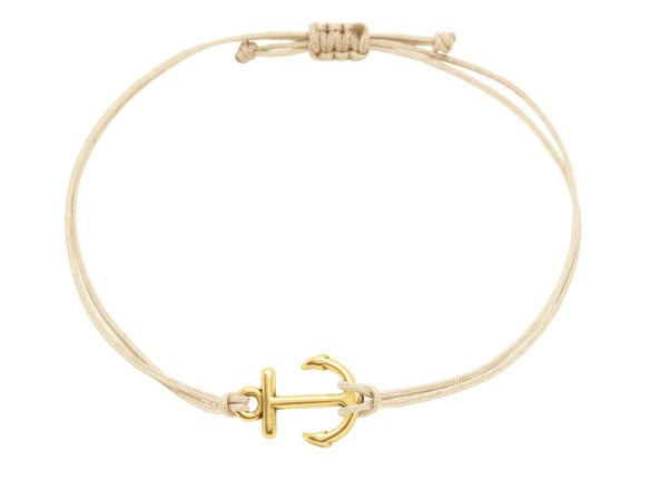 Anker-Armband-Gold-Beige