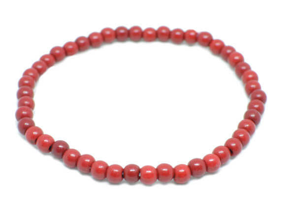 Perlen Armband Koralle Rot
