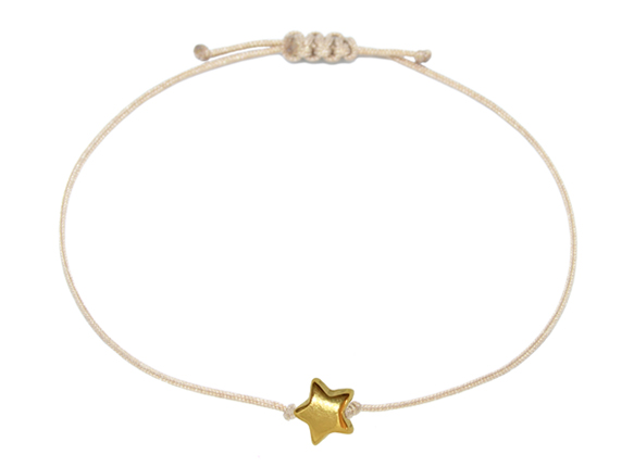 Stern Armband Gold - Beige